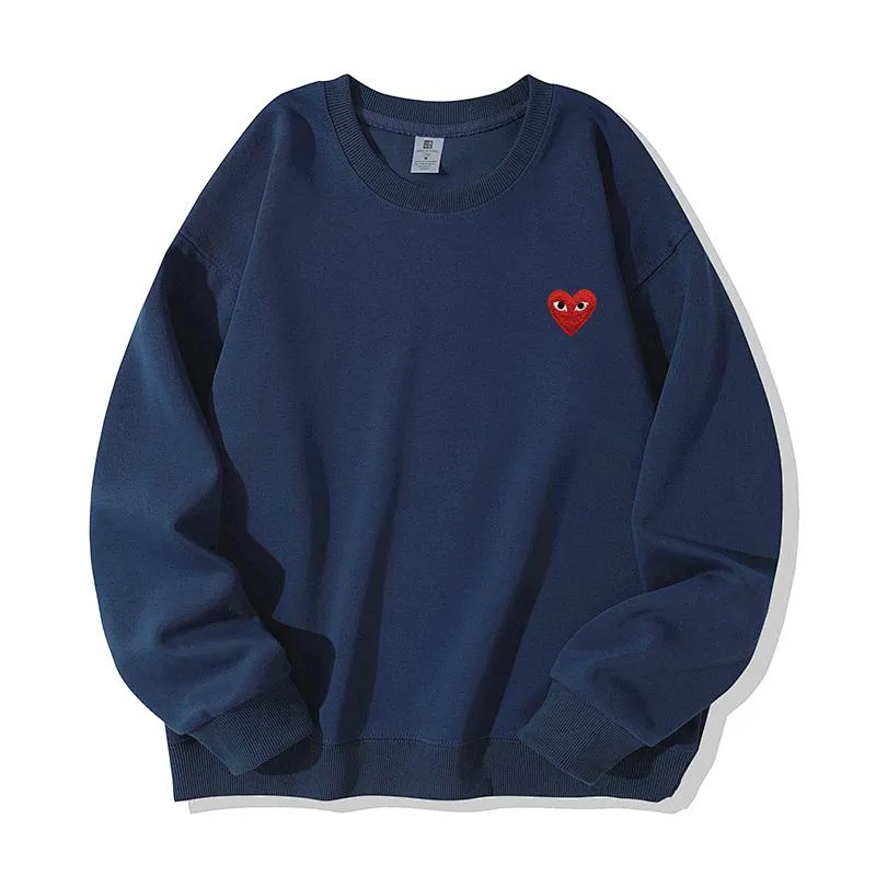 Comme des Garçons PLAY Crewneck Sweatshirt with Small Red Heart - rep longsleeve