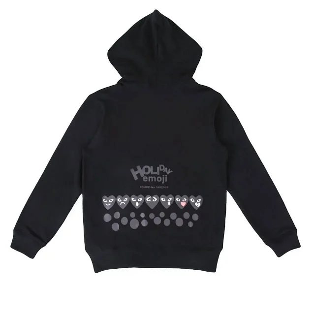 Comme des Garçons Hoodies & Sweatshirts PLAY heart graphic zip-up hoodie product detail image 14