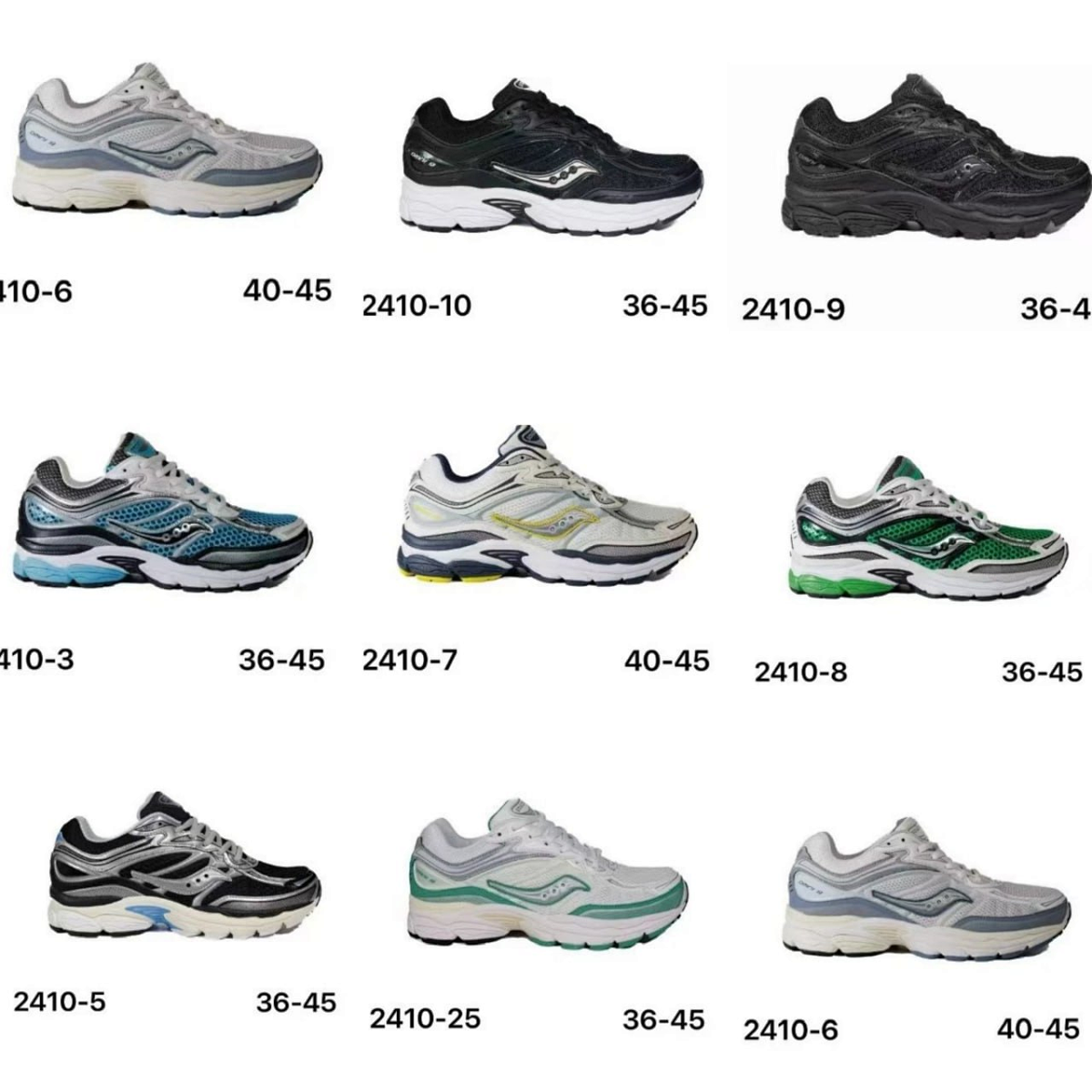 Saucony ProGrid Omni 9 White / Gray Running Shoes product detail 2 in Litbuy spreadsheet finds