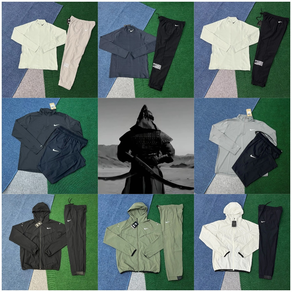 FR01- New autumn and winter quick drying sports hooded windproof set, loose casual pants, men's ankle tied thin quick drying pants, WhatsApp+86 159 8088 5450