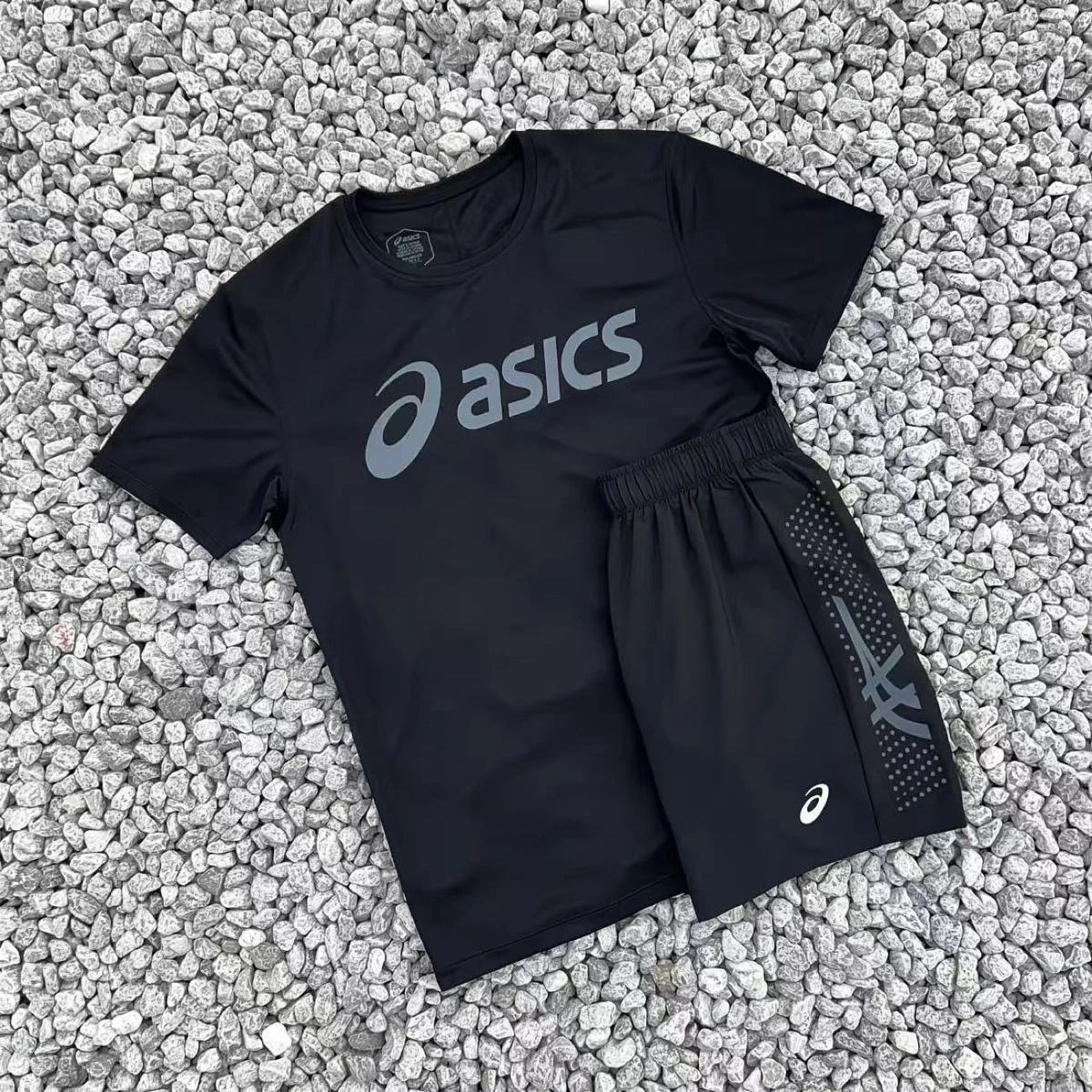 Black Short Sleeve Set