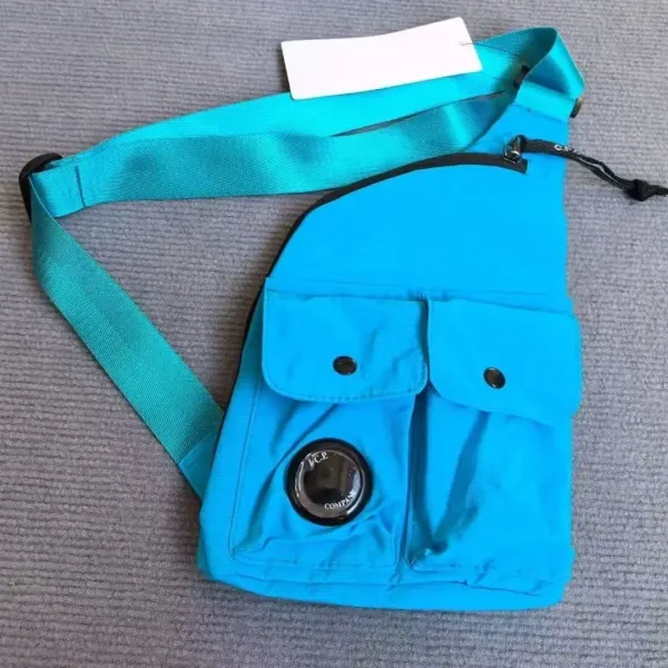 C.P. Company Goggle Pocket Crossbody Bag Turquoise - 1