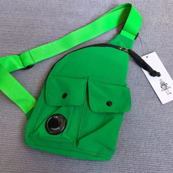 C.P. Company Goggle Pocket Crossbody Bag Neon Green - 1