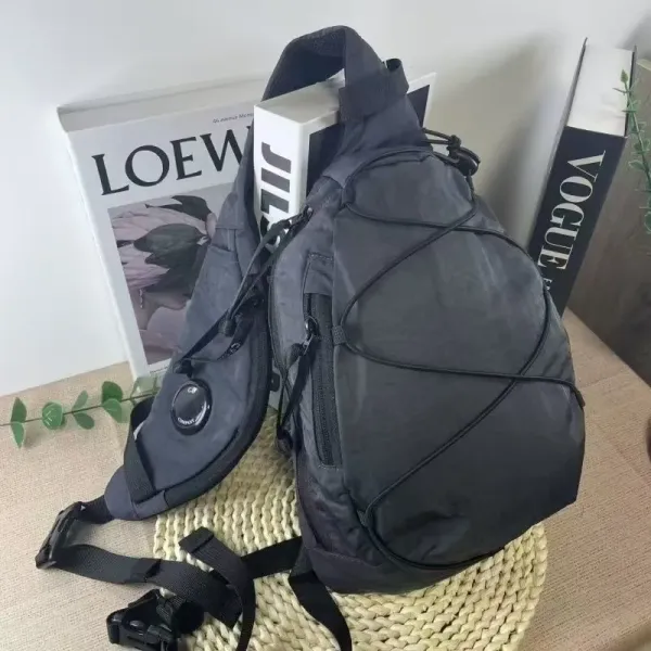 Stone Island Shadow Project Crossbody Bag Black - 1