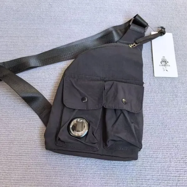 C.P. Company Goggle Pocket Crossbody Bag Black - 1
