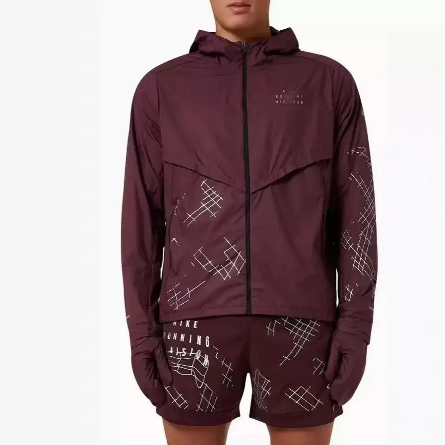 Wine red jacket