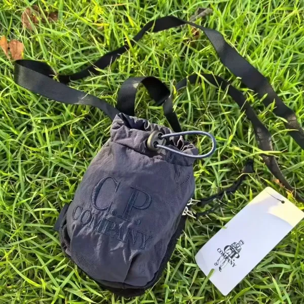 C.P. Company Drawstring Waist Bag Navy - 1