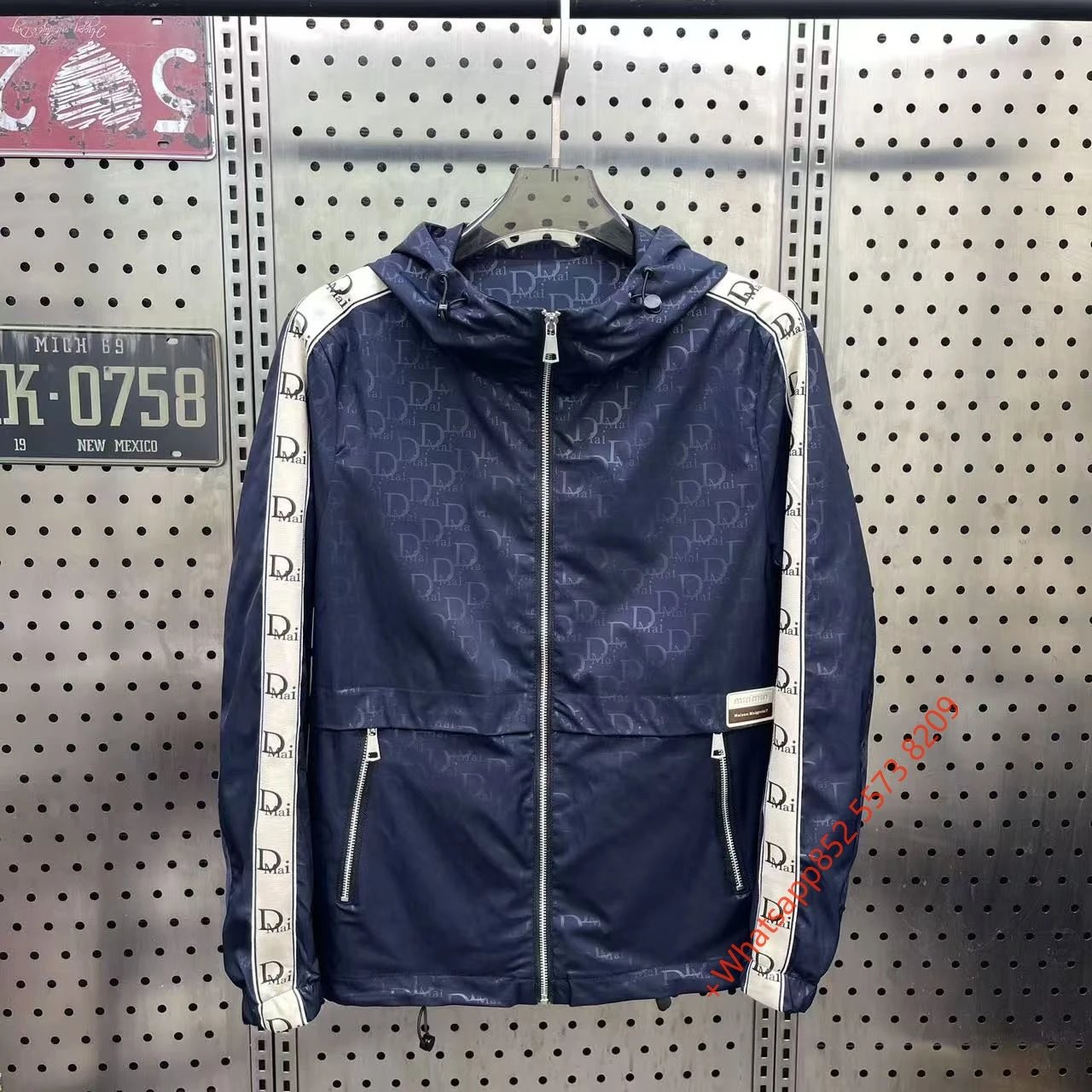 Unbranded Jackets Assorted hooded zip-front jacket designs — Dior1