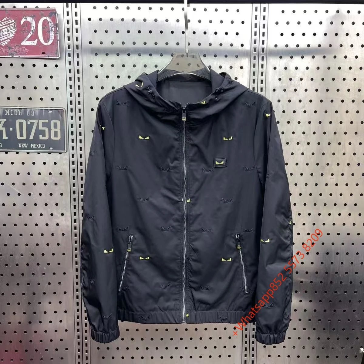 Unbranded Jackets Assorted hooded zip-front jacket designs — Fendi2