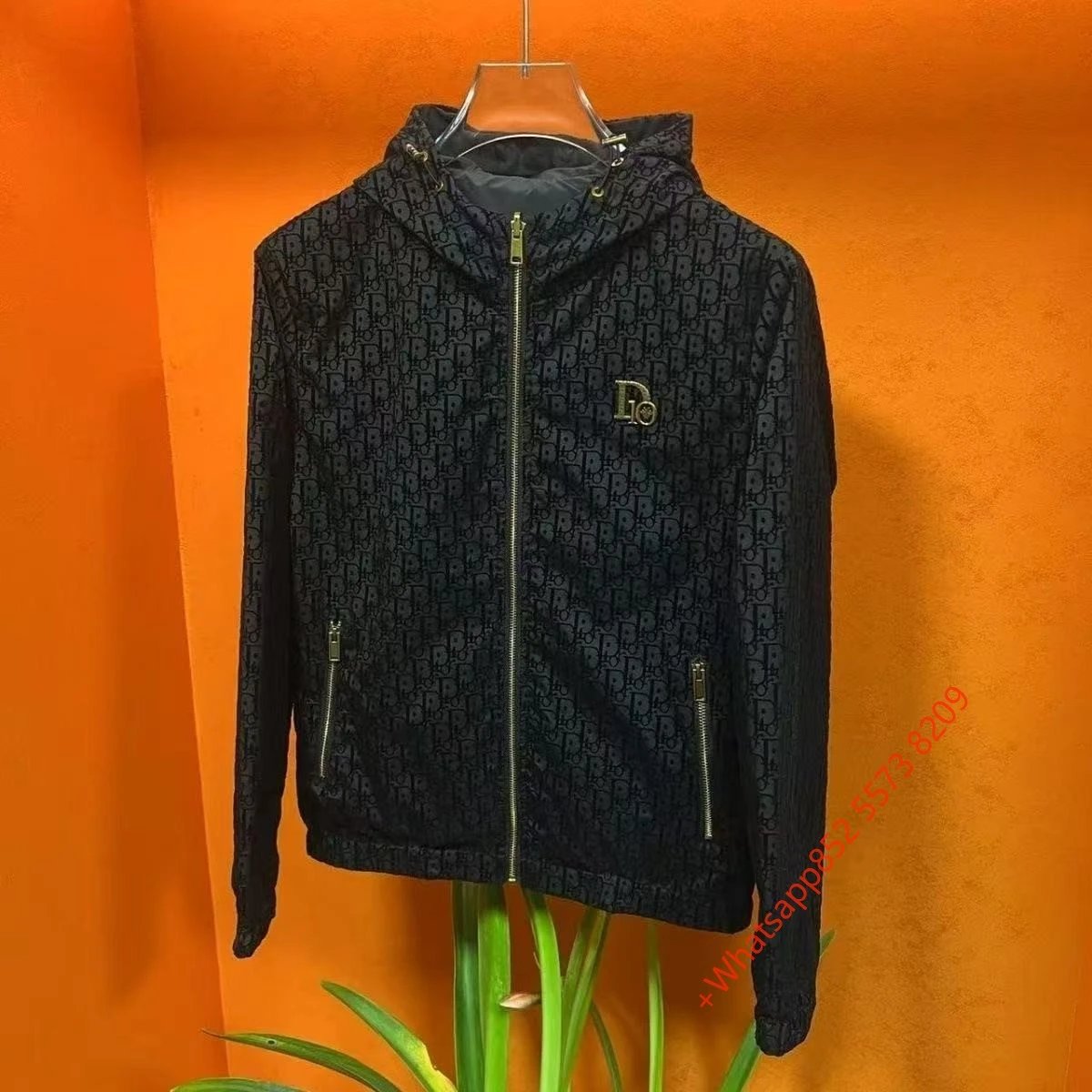 Unbranded Jackets Assorted hooded zip-front jacket designs — dior