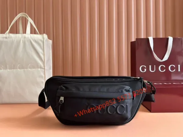 Gucci Off-The-Grid Belt Bag Black Nylon - 1