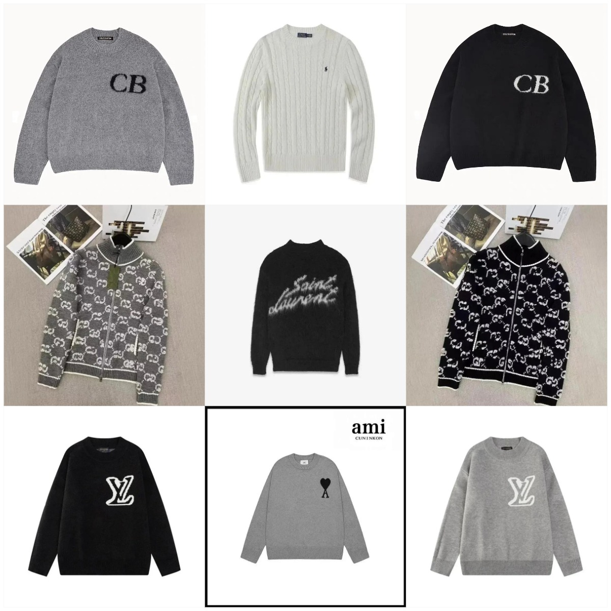 Saint Laurent Monogram Sweater