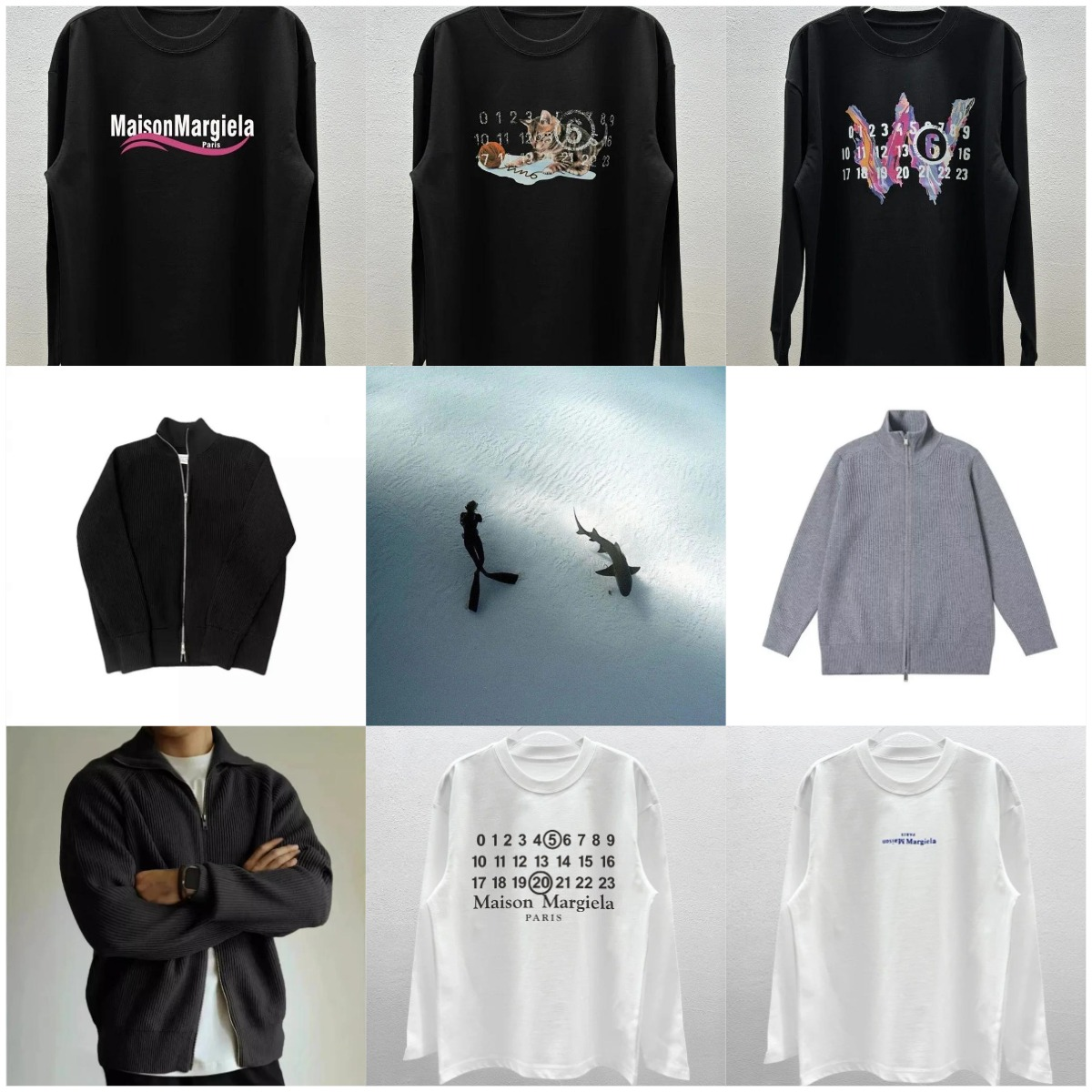 Pure cotton loose large size long sleeves same style for men and women