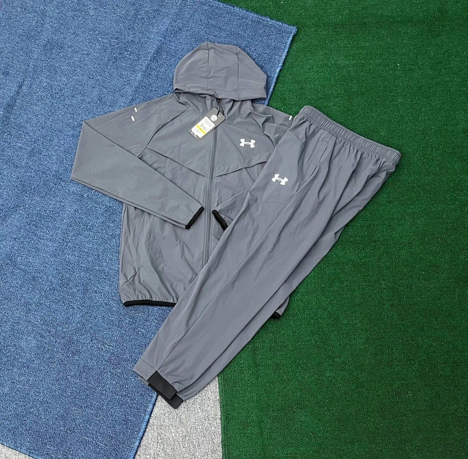 Grey hooded set -2 WhatsApp+86 159 8088 5450