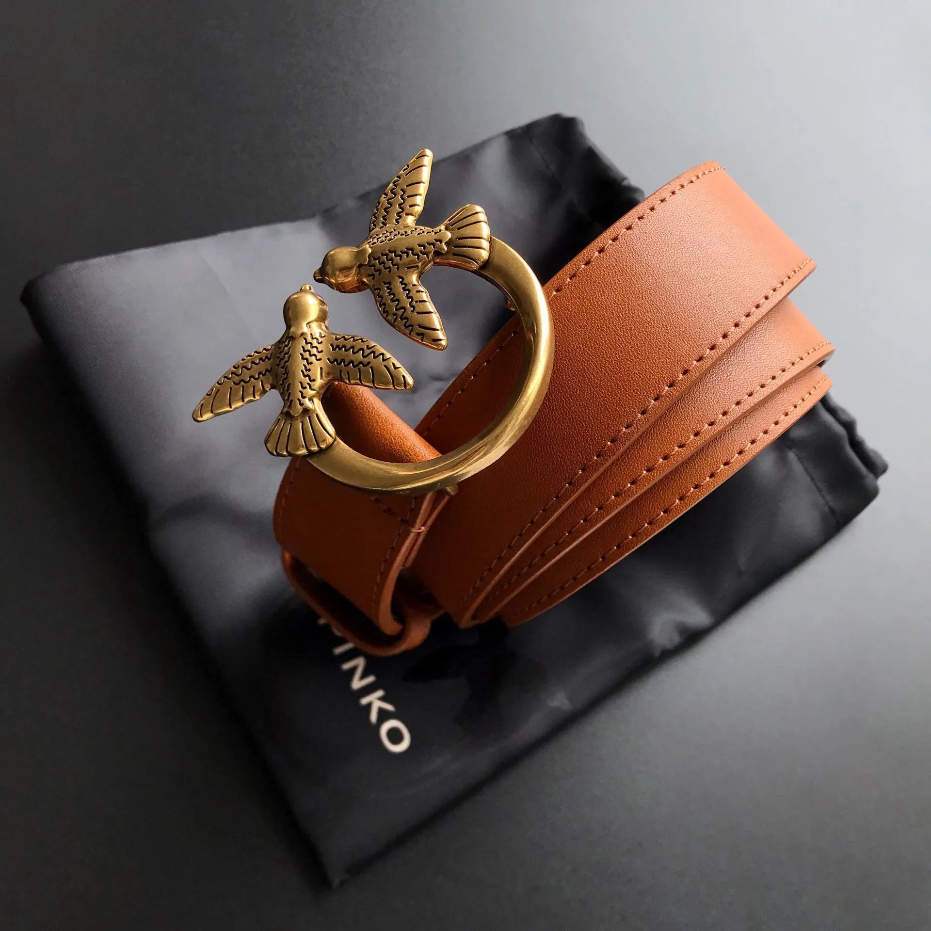 Pinko Bag — Feiniao belt, brown colorway — USFans Spreadsheet photo
