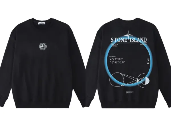 Design Graphic Print Hoodie Black - 19