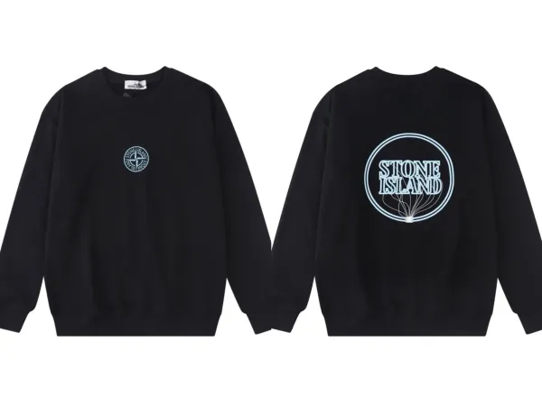 Design Graphic Print Hoodie Black - 16