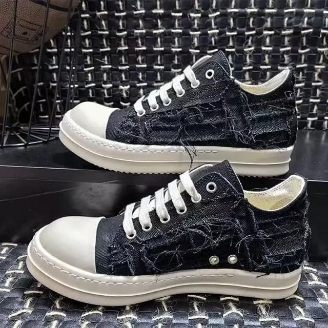 Unbranded Sneakers Low-Top Canvas with Sawtooth Sole product detail image 11