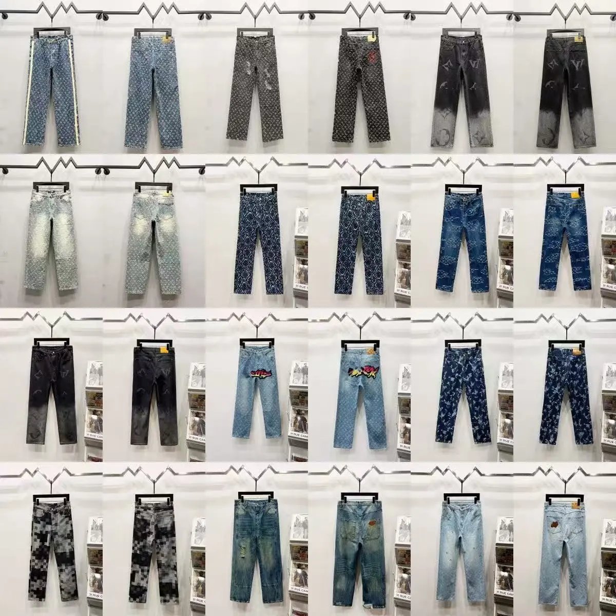 LV Monogram Denim Jeans [36 st