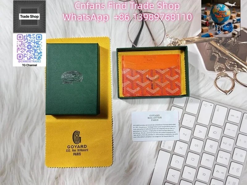 Goyard Goyard Malletier Paris Card Holder in Orange Orange