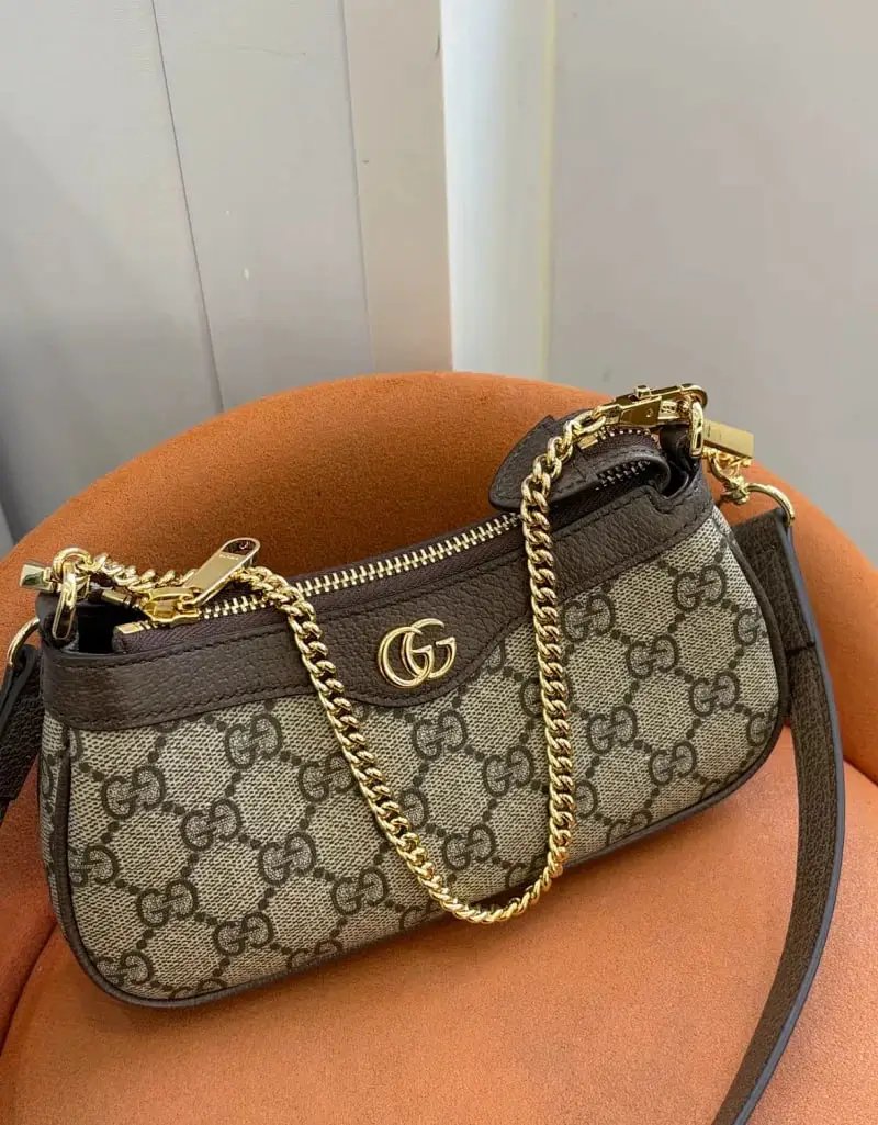 Gucci Crossbody Bags GG monogram web stripe image 5
