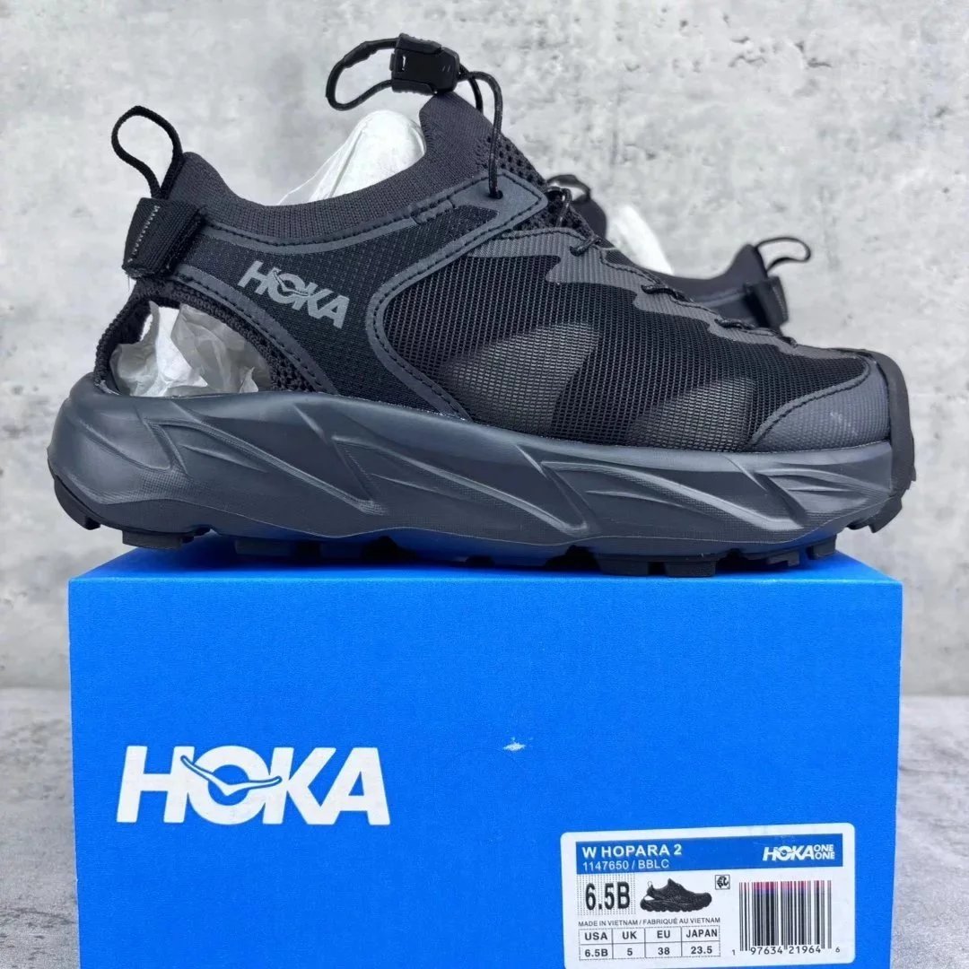 HOKA Sandals Hopara 2 — 1147650 BNLC Black