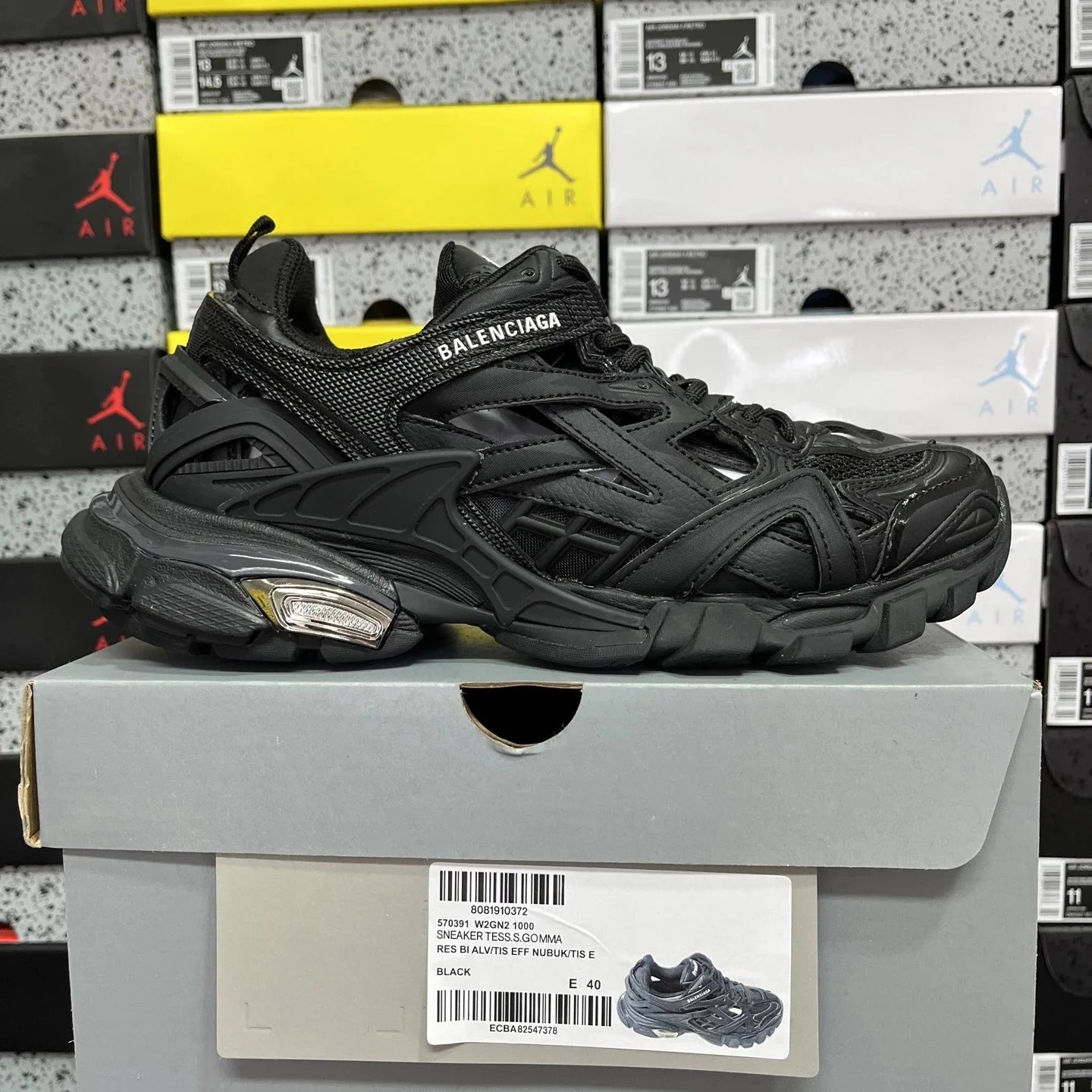 Balenciaga Sneakers Track 4.0 — 4.0 All Black 1000