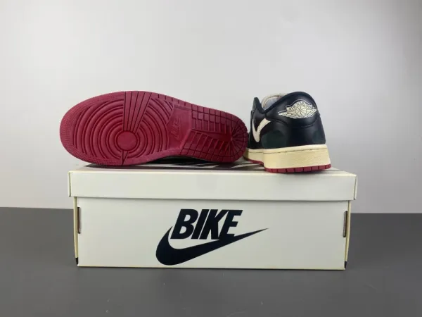 Nike Air Jordan 1 Low 'Chicago' Black Cement Sneakers - 4