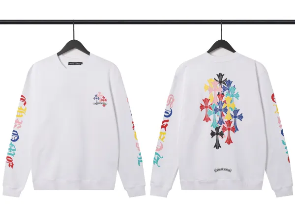 Chrome Hearts Multicolor Cross Print Crewneck Sweatshirt - 1