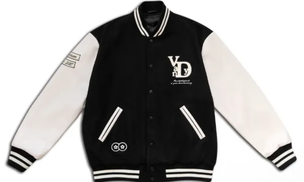 Vandy x 2017 Anniversary Varsity Jacket Black and White - 5