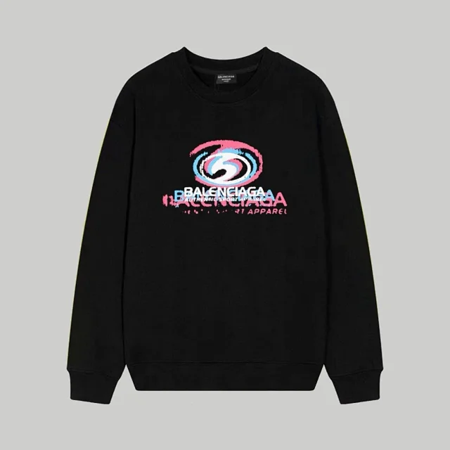 Balenciaga Hoodies & Sweatshirts Crewneck logo-print sweatshirt product detail image 4