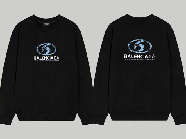 Balenciaga Hoodies & Sweatshirts Crewneck logo-print sweatshirt product detail image 7