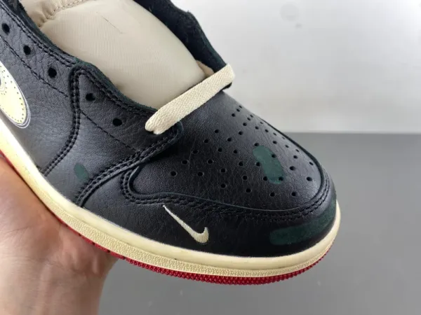 Nike Air Jordan 1 Low 'Chicago' Black Cement Sneakers - 6