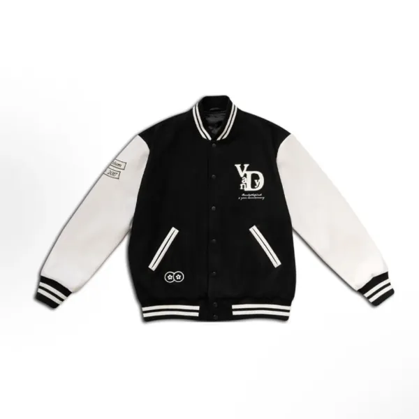 Vandy x 2017 Anniversary Varsity Jacket Black and White - 1