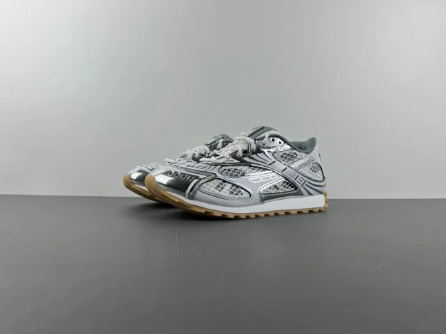 Bottega Veneta Sneakers Orbit with mesh panels and metallic overlays product detail image 1