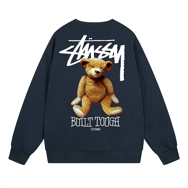 Stussy Navy Bear Gra
