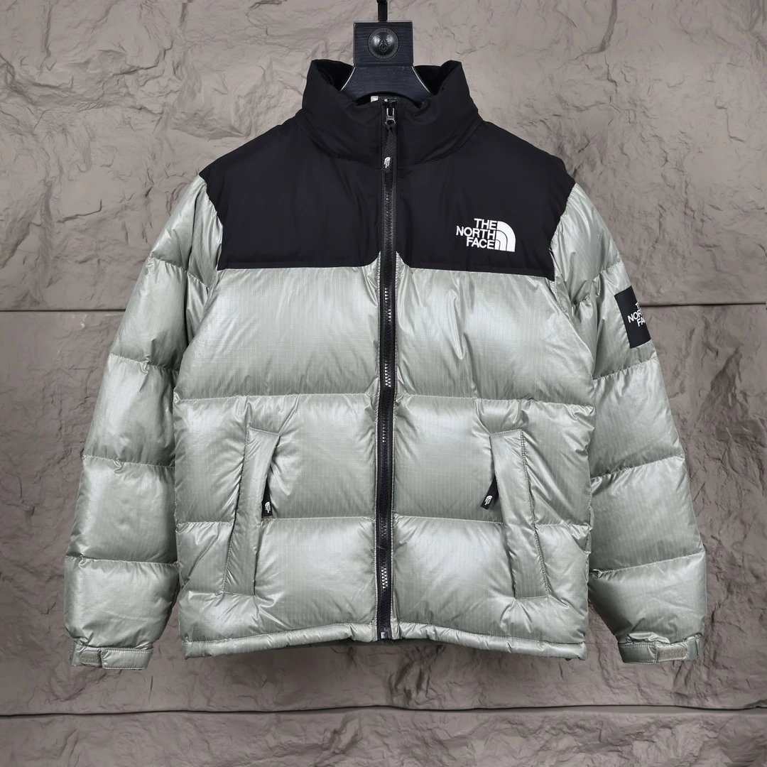 Large Check Classic Down Jacket