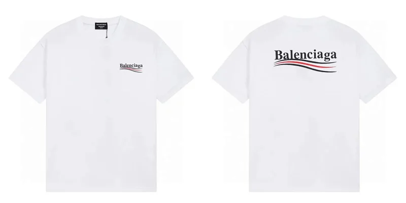 Balenciaga Logo Print Short Sleeve Tee