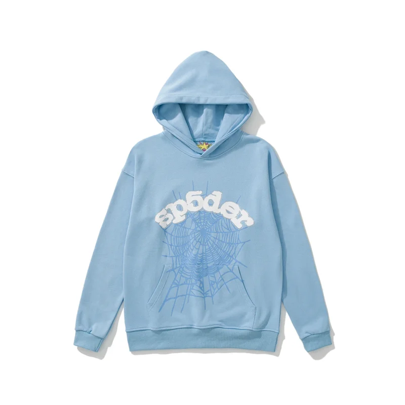 Spiderweb Puff Print Hoodie Tracksuit