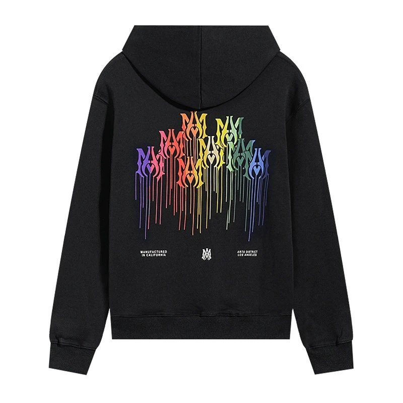 Design Print Hoodie Jacket