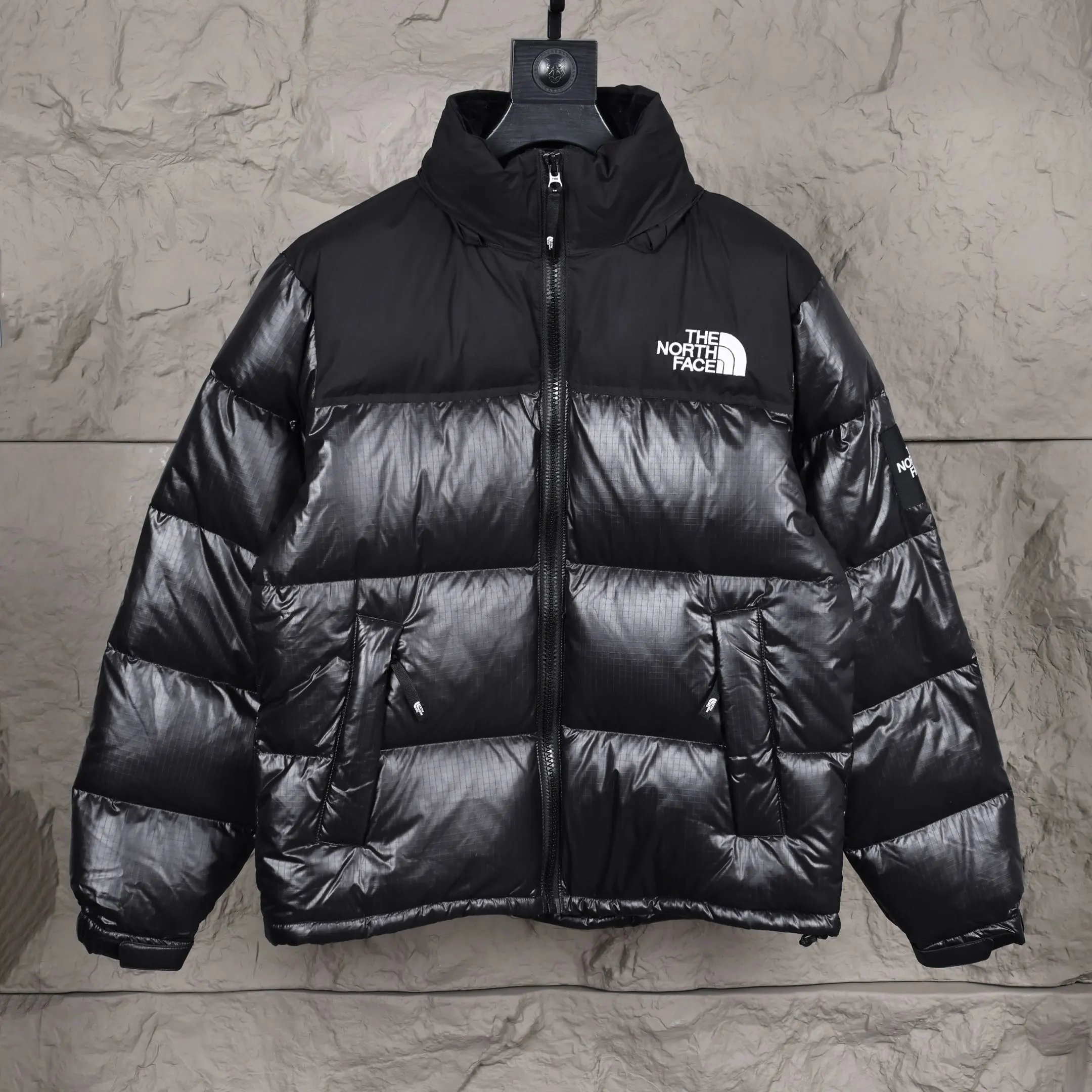 Large Check Classic Down Jacket