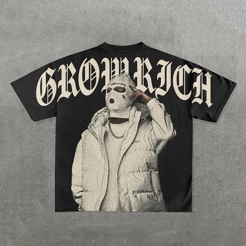 Hip Hop Harajuku Crop Gothic Street T-Shirt