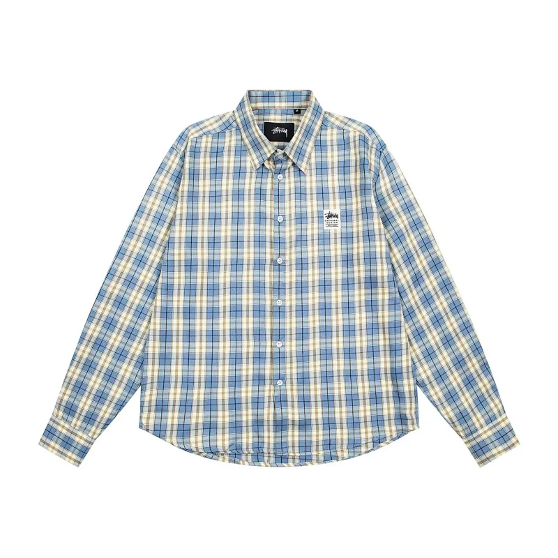 Distressed Printed Long Sleeve Shirt