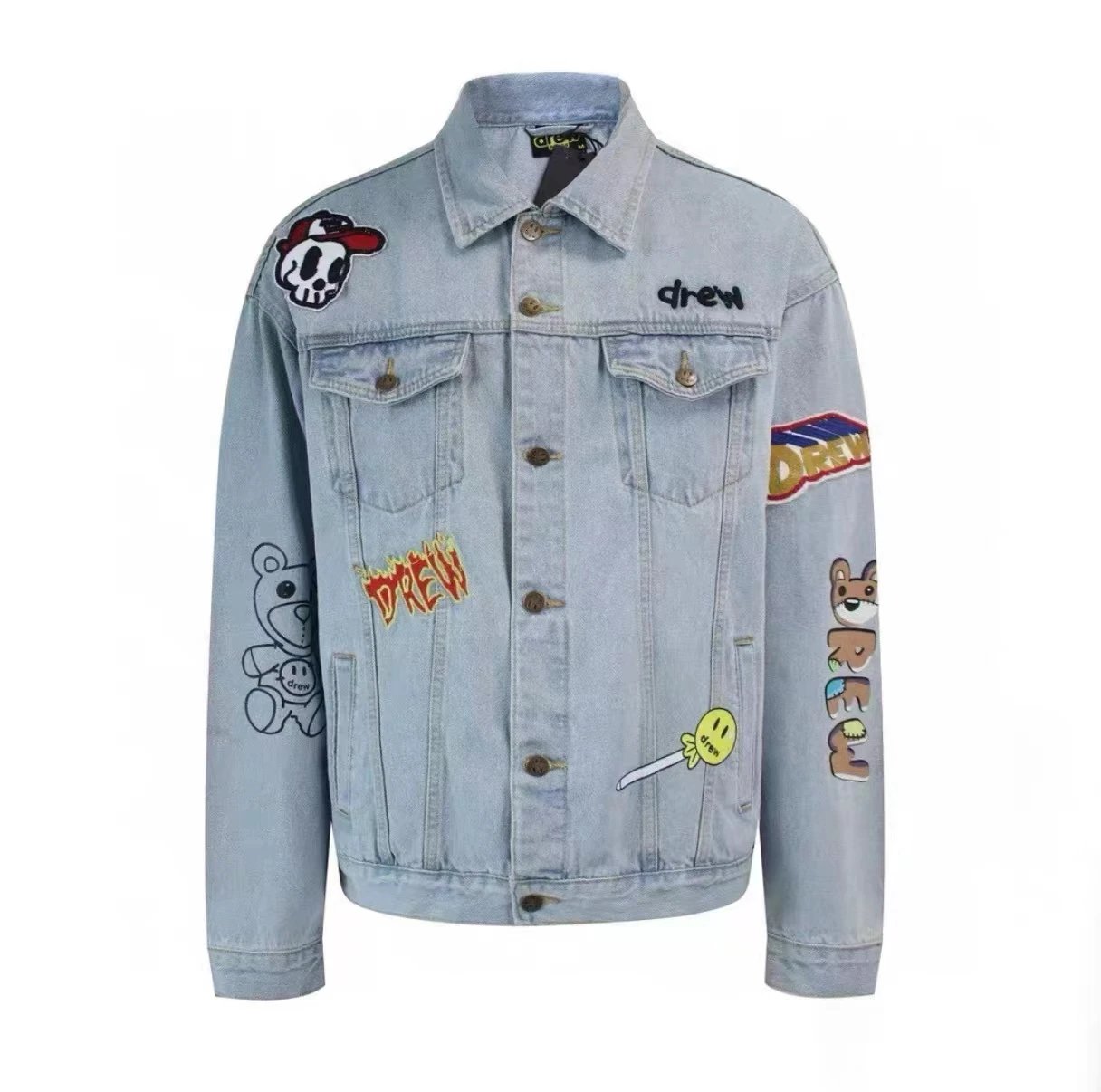 Denim Genes x Goat Master Gray Wash Denim Jacket - 14