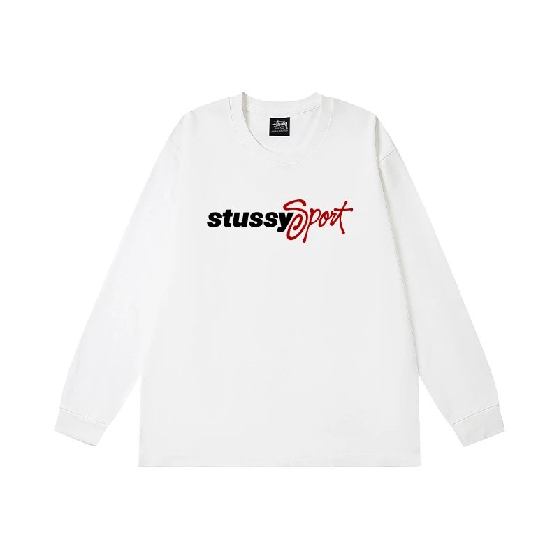 Stüssy T-Shirts Long-Sleeve Crewneck Graphic T-Shirt — 12