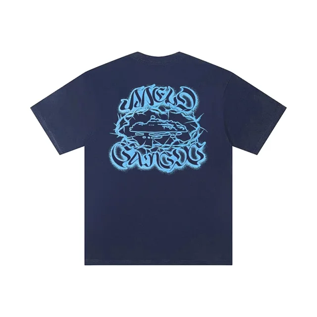 Unbranded T-Shirts Short-Sleeve Crewneck T-Shirt with Car Graphic product detail image 25