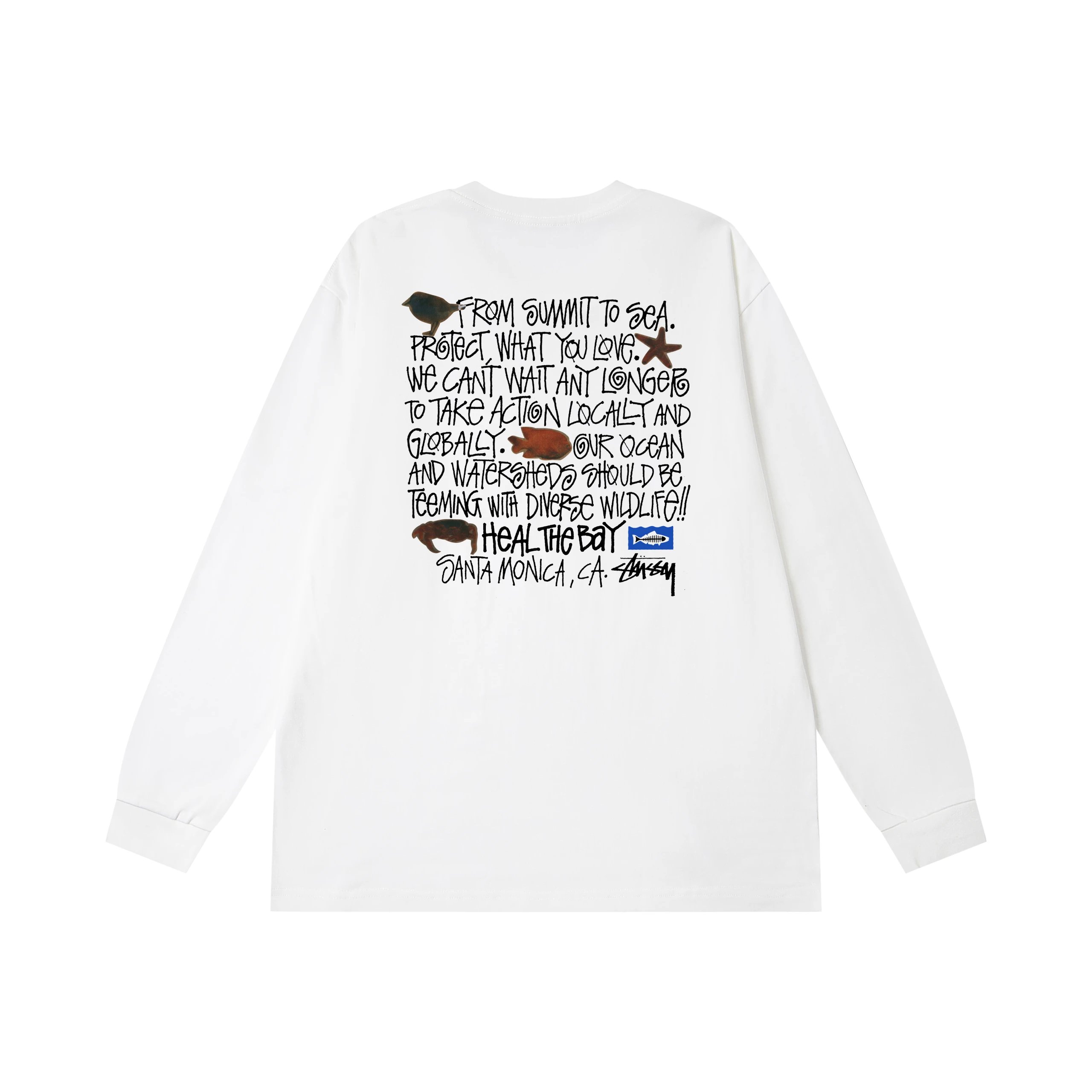 Stüssy T-Shirts Long Sleeve Graphic T-Shirt — 32
