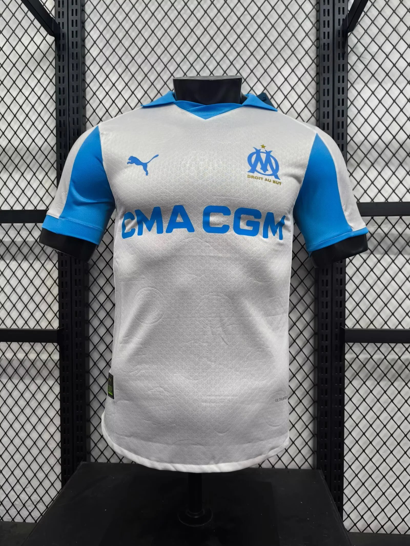2526 Season Marseille Home Player Edition Jersey