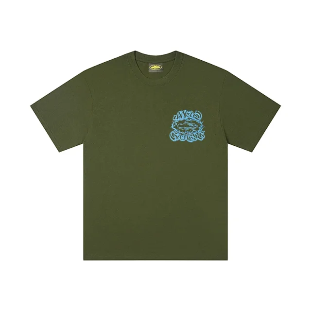 Unbranded T-Shirts Short-Sleeve Crewneck T-Shirt with Car Graphic product detail image 14