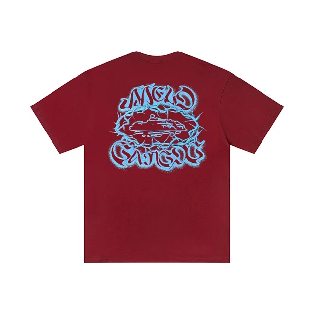 Unbranded T-Shirts Short-Sleeve Crewneck T-Shirt with Car Graphic product detail image 21